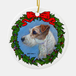 Jack Russell Terrier Art van Glenda S. Harlan Keramisch Ornament
