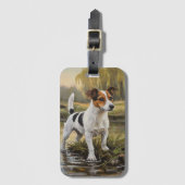 Jack Russell Terrier Bagagelabel (Voorkant (verticaal))
