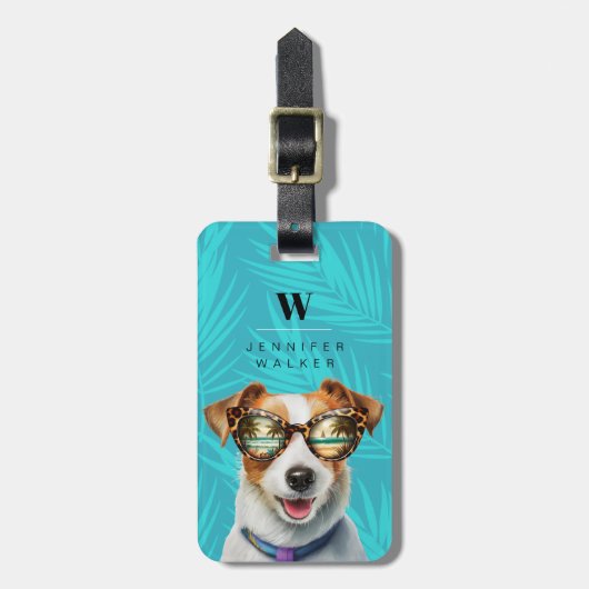 Jack Russell Terrier-Bagagelabel Bagagelabel (Voorkant verticaal)
