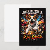 Jack Russell Terrier Bedankkaart (Voorkant / Achterkant)