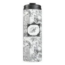 JACK RUSSELL Terrier Black Toile w/Monogram