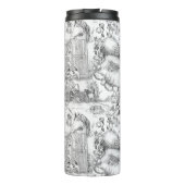 JACK RUSSELL Terrier Black Toile w/Monogram Thermosbeker (Achterkant)