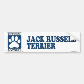 Jack Russell Terrier Blue Bumpersticker (Voorkant)