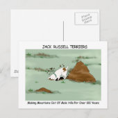 Jack Russell Terrier Briefkaart (Voorkant / Achterkant)