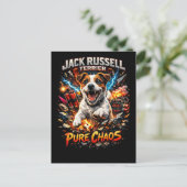 Jack Russell Terrier Briefkaart (Staand voorkant)