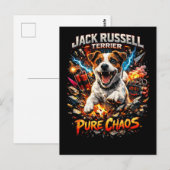 Jack Russell Terrier Briefkaart (Voorkant / Achterkant)