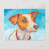 Jack Russell Terrier Briefkaart (Voorkant)