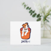 Jack Russell Terrier Briefkaart (Staand voorkant)