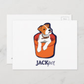 Jack Russell Terrier Briefkaart (Voorkant / Achterkant)