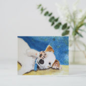 Jack Russell Terrier Briefkaart (Staand voorkant)