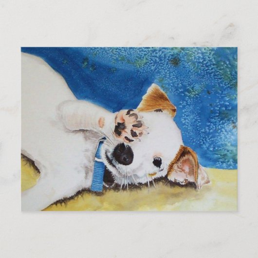 Jack Russell Terrier Briefkaart (Voorkant)