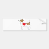Jack Russell Terrier Bumpersticker (Voorkant)