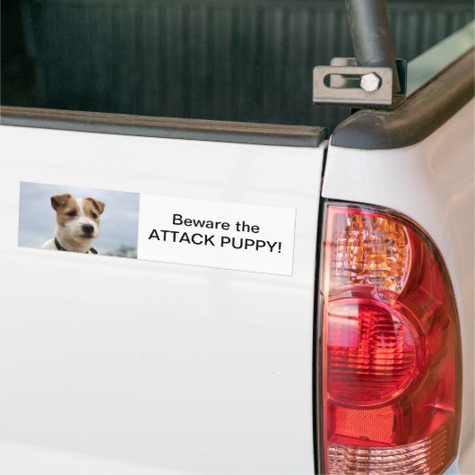 Jack Russell Terrier Bumpersticker (Op Truck)