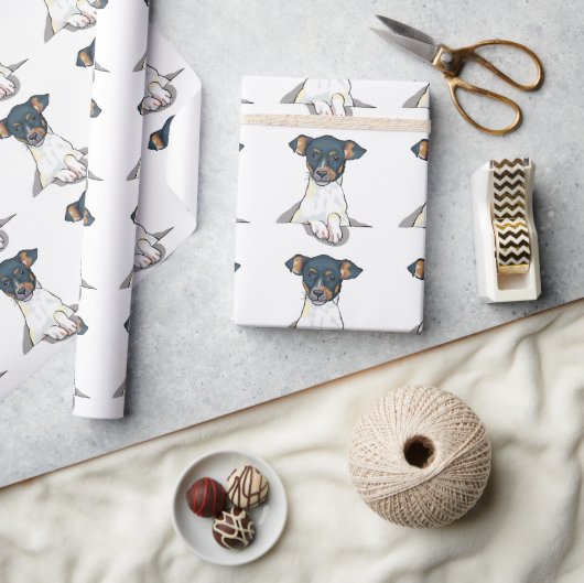 Jack Russell Terrier Cadeaupapier (Crafts)