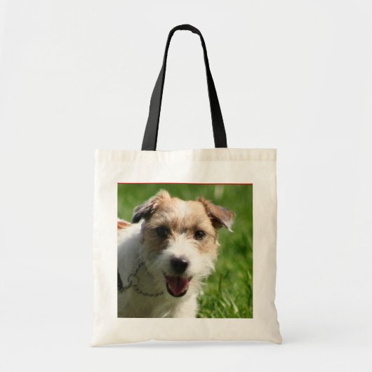 Jack Russell Terrier canvas tas (Voorkant)