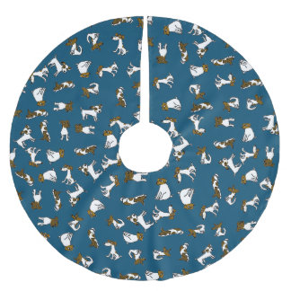 Jack Russell Terrier Cartoon Boomkleed Kerstboom Rok