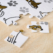 Jack Russell Terrier Cartoon Legpuzzel (Zijkant)