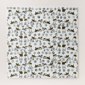 Jack Russell Terrier Cartoon Legpuzzel