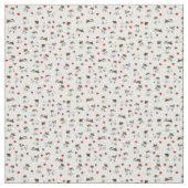 Jack Russell Terrier Cartoon Print Stof (Swatch)
