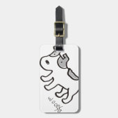 Jack Russell Terrier Chiro Bagagelabel (Voorkant verticaal)