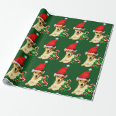 Jack Russell Terrier Christmas Cadeaupapier (Uitgerold)
