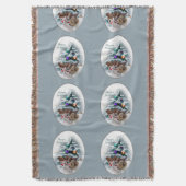 Jack Russell Terrier Christmas Deken (Voorkant Verticaal)