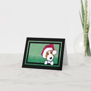 Jack Russell Terrier Christmas Feestdagen Kaart