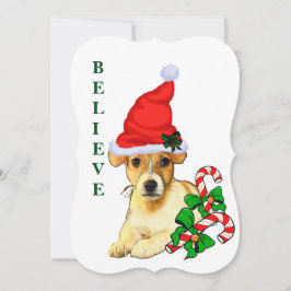 Jack Russell Terrier Christmas Feestdagenkaart
