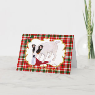 Jack Russell Terrier Christmas Kaart