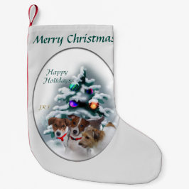 Jack Russell Terrier Christmas Kleine Kerstsok