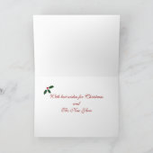 Jack Russell Terrier Christmas Snowflakes Kaart (Binnen)