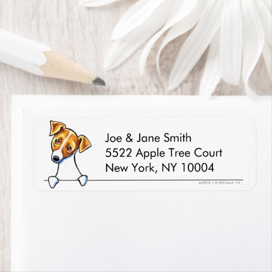 Jack Russell Terrier Clean & Simple Etiket (Insitu)