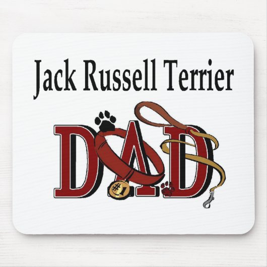 Jack Russell Terrier Dad Gifts Muismat (Voorkant)