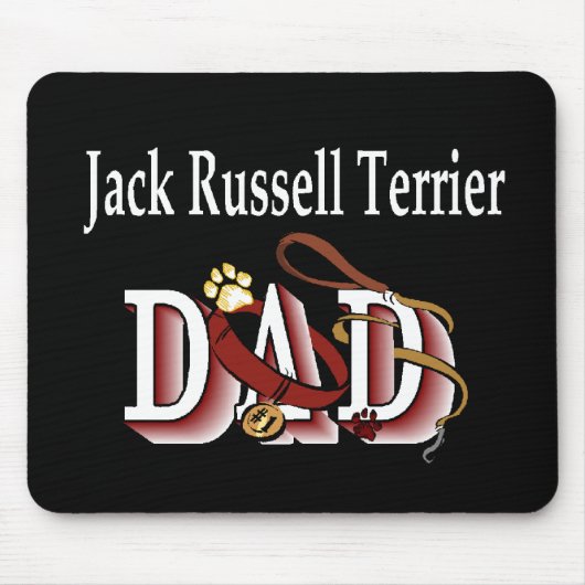Jack Russell Terrier Dad Gifts Muismat (Voorkant)
