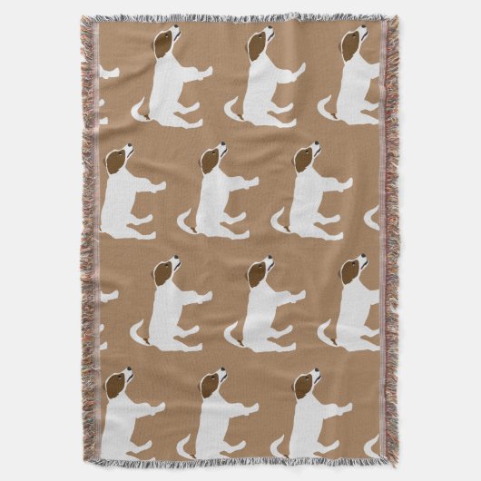 Jack Russell Terrier Deken (Voorkant Verticaal)