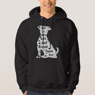 Jack Russell Terrier Design for Terrier Dog Lovers Hoodie