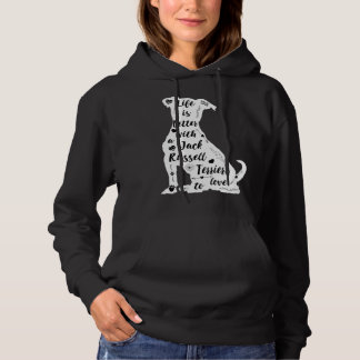 Jack Russell Terrier Design for Terrier Dog Lovers Hoodie