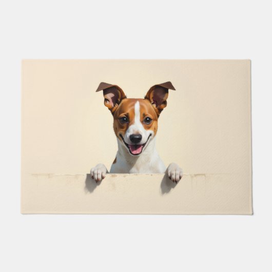 Jack Russell Terrier deurmat Kunst (Voorkant)