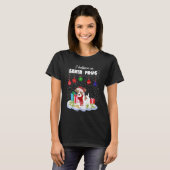 Jack Russell Terrier die ik geloof in Santa Paws   T-shirt (Voorkant volledig)