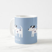 Jack Russell Terrier Dog - Aangepaste naam Koffiemok (Voorkant links)