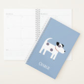 Jack Russell Terrier Dog - Aangepaste naam Planner (Display)