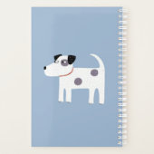 Jack Russell Terrier Dog - Aangepaste naam Planner (Achterkant)