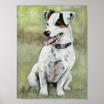 Jack Russell Terrier Dog Art Print
