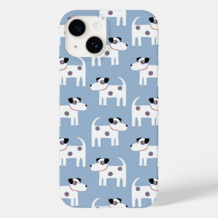 Jack Russell Terrier Dog Blue Case-Mate iPhone 14 Hoesje