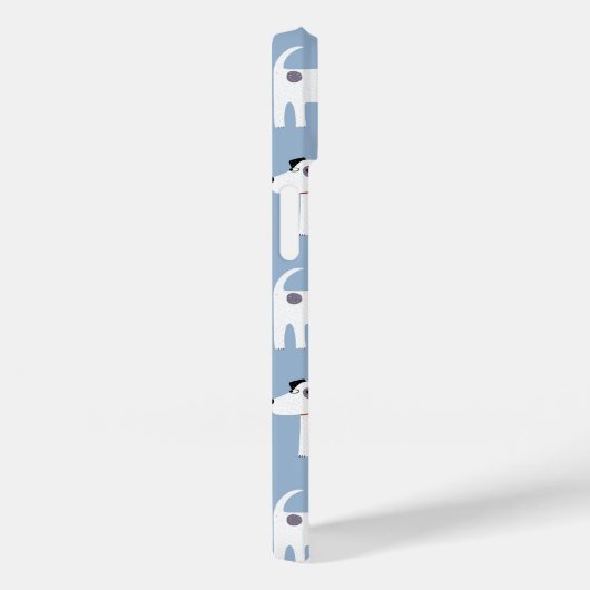Jack Russell Terrier Dog Blue Case-Mate iPhone Case (Achterkant / Rechts)
