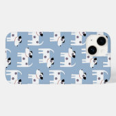 Jack Russell Terrier Dog Blue Case-Mate iPhone Case (Achterkant (horizontaal))