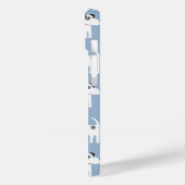 Jack Russell Terrier Dog Blue Case-Mate iPhone Case (Achterkant / Links)