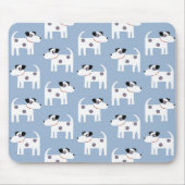 Jack Russell Terrier Dog Blue Muismat (Voorkant)