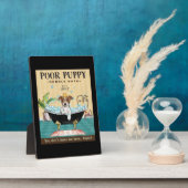 Jack Russell Terrier Dog Bubble Bath Fotoplaat (Zijkant)