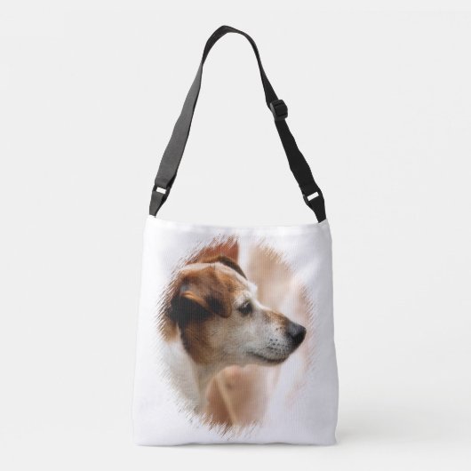 JACK RUSSELL TERRIER DOG CROSSBODY TAS (Achterkant)